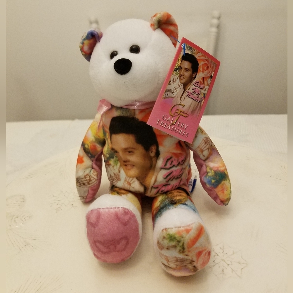 Elvis Presley Limited Treasures Love Me Tender Gallery Treasures Beanie Bear